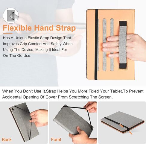 Case for Samsung Galaxy Tab S6 Lite 10.4 Inch 2022/2020 SM-P610/P613/P615/P619 Soft TPU Back Cover for Samsung Tab S6 Lite Case with Pen Holder,Black in Saudi Arabia