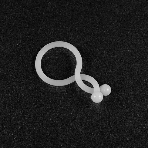 uxcell Twist Lock Cable Wire Ties Nylon U Shape Save Place 14.2mm Dia White 200pcs in Saudi Arabia