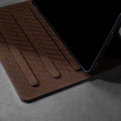 TORRO Case Compatible with iPad 10th Generation – Genuine Leather iPad 10th Gen 2022 Case with Stand Function and Wake/Sleep Function (Dark Brown) in Saudi Arabia