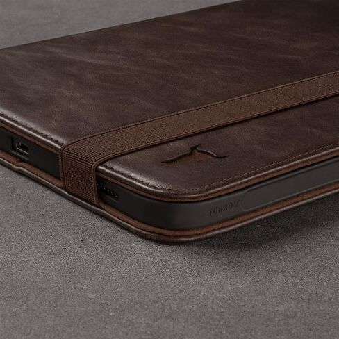 TORRO Case Compatible with iPad 10th Generation – Genuine Leather iPad 10th Gen 2022 Case with Stand Function and Wake/Sleep Function (Dark Brown) in Saudi Arabia