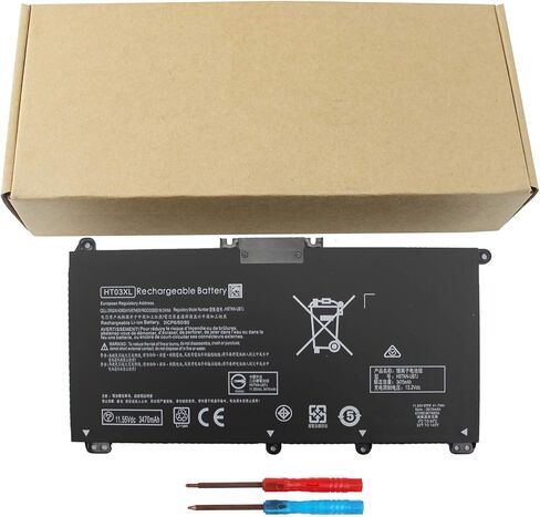 بطارية HT03XL متوافقة مع HP 240 245 250 255 G7 340 348 G5 Pavilion 14-CE 14-ce0027TX 14-CF 14-CM 14Q-CS 15-CS 15-cs0047TX 15-DA 15-CW 15-DB L11421-2C2 L11119-85 5 هستنن-LB8L in Kuwait