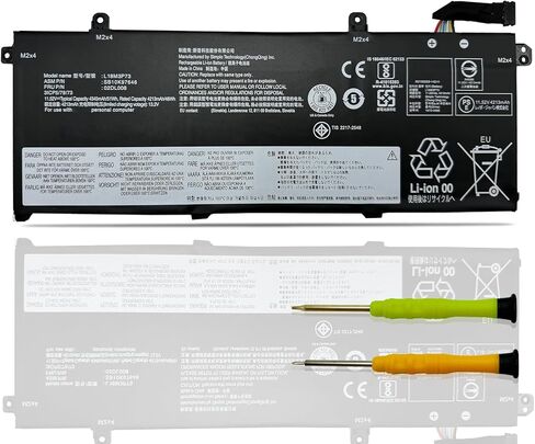 L18M3P73 Laptop Battery for Lenovo ThinkPad T490 T495 P43S T14 P14S 1st Gen Series SB10T83122 5B10W13877 L18C3P72 L18C3P71 L18L3P73 L18M3P74 L18M4P73 L18M4P74 02DL007 02DL008 02DL009 02DL010 in Kuwait