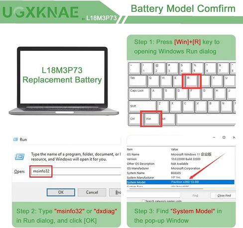 L18M3P73 Laptop Battery for Lenovo ThinkPad T490 T495 P43S T14 P14S 1st Gen Series SB10T83122 5B10W13877 L18C3P72 L18C3P71 L18L3P73 L18M3P74 L18M4P73 L18M4P74 02DL007 02DL008 02DL009 02DL010 in Kuwait