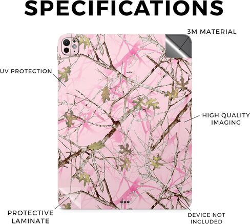 Carbon Fiber Skin Compatible with Apple iPad Pro 11 (M4) 2024 - Angry Ripple - Premium 3M Vinyl Protective Wrap Decal Cover - Easy to Apply | Crafted in The USA by MightySkins in Saudi Arabia