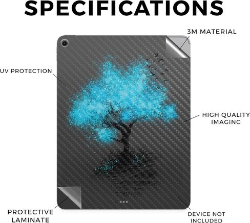 Carbon Fiber Tablet Skin Compatible with Apple iPad Air 13 (M2) 2024 - Cannabis Culture - Premium 3M Vinyl Protective Wrap Decal Cover - Easy to Apply | Crafted in The USA by MightySkins in Saudi Arabia