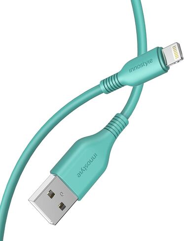 كابل USB A إلى Lightning [معتمد من MFi]، كابل شحن سريع 4.9FT لهاتف iPhone 14 13 12 11 Pro Max MiniX XS XR iPad Airpods، سلك نقل مزامنة البيانات عالي السرعة (أزرق) in Kuwait