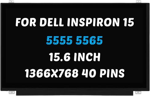 بديل لشاشة Dell Inspiron 15 5543 5555 5565 LCD 5570 7548 5545 5547 5548 1366X768 15.6 بوصة 40 Pins 60 هرتز LED لوحة رقمية (لشاشة اللمس فقط) in Saudi Arabia