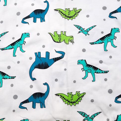 Transitional Dinosaur Swaddle Sack for Baby Sleep Sack with Arms Up Design Arms Free with Snap Button Mitten Cuffs 2-Way Zipper Sleeping Bag for Newborn Boys and Girls (Dinosaurs-Medium, 3-6 Months) in Kuwait