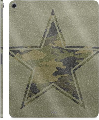 Carbon Fiber Tablet Skin Compatible with Apple iPad Air 13 (M2) 2024 - Antique Marble - Premium 3M Vinyl Protective Wrap Decal Cover - Easy to Apply | Crafted in The USA by MightySkins in Kuwait