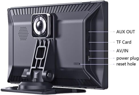 9" Wireless carplay screen for car with Apple Carplay/Android Auto, portable IPS Touch Screen,2.5K Dash Cam,1080P Backup Camera,Voice Control, BT, FM, Mirror Link for All Vehicle，2 types of holders in Saudi Arabia