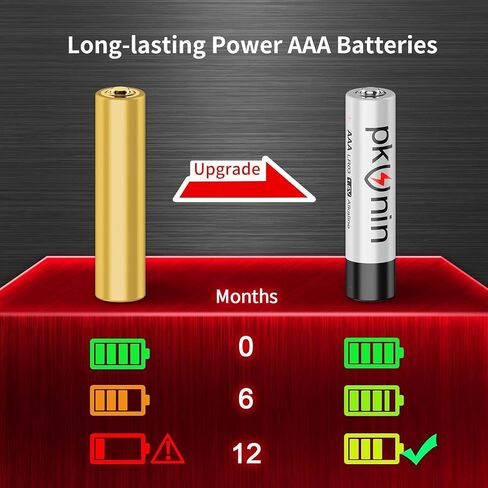 PKUNIN 120 Pack AAA Batteries Alkaline 1.5V Triple A Batteries AAA Battery 120 Pack for Flashlight Toys Remote Control Clocks in Saudi Arabia