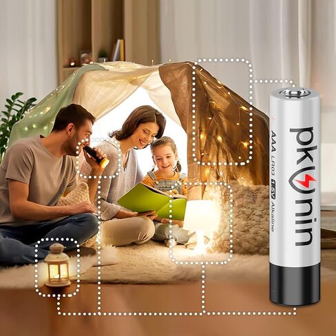 PKUNIN 120 Pack AAA Batteries Alkaline 1.5V Triple A Batteries AAA Battery 120 Pack for Flashlight Toys Remote Control Clocks in Saudi Arabia