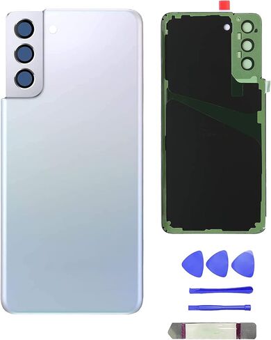 Phantom Black Galaxy S21 Plus Back Glass Cover with Camera Glass Lens and Tape Parts Replacement for Samsung Galaxy S21 Plus 5G /S21+ with Tools in Kuwait