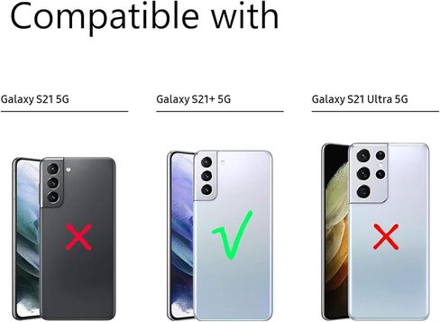Phantom Black Galaxy S21 Plus Back Glass Cover with Camera Glass Lens and Tape Parts Replacement for Samsung Galaxy S21 Plus 5G /S21+ with Tools in Kuwait