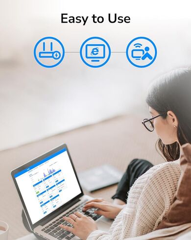 Cudy AC1200 Gigabit Wi-Fi Router، 4 Gigabit RJ45، 4 هوائيات 5dBI، MU-MIMO، Beamforming، نقطة الوصول، موسع WiFi، WISP، DDNS، IPv6، WR1300E in Kuwait