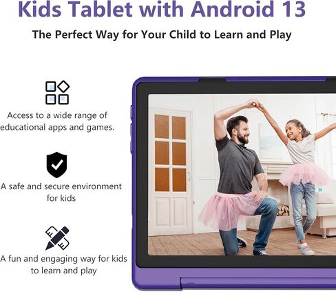 تابلت أطفال 10 بوصة يعمل بنظام Android 13 مع ثماني النواة، 8 ذاكرة وصول عشوائي 128 جيجا بايت، بطارية 8000 مللي أمبير في الساعة، 1920 * 1200 IPS، حافظة مقاومة للسقوط، شاشة لمس، 5G/2.4G WiFi، بلوتوث 5.0، نظام تحديد المواقع العالمي (GPS)، أزرق in Kuwait