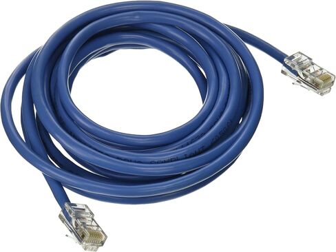 V7 CAT5E كابل التصحيح RJ45 ذكر لذكر، أزرق (1 قدم) in Saudi Arabia