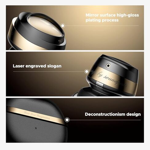 سماعات أذن SoundPEATS Opera05 True اللاسلكية، سماعات بلوتوث 5.3 بخاصية إلغاء الضوضاء مع صوت عالي الدقة وترميز LDAC، سماعات داخل الأذن، ميكروفون مدمج للمكالمات الواضحة، وقت تشغيل 33 ساعة، شحن سريع من النوع C in Kuwait