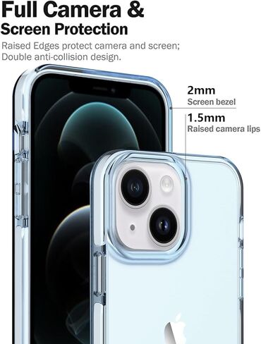 ArtsEvo Designed for iPhone 14 Case and iPhone 13 Case, 6.6ft Drop Protection, Full Body Protective Phone Case, Brown in Kuwait