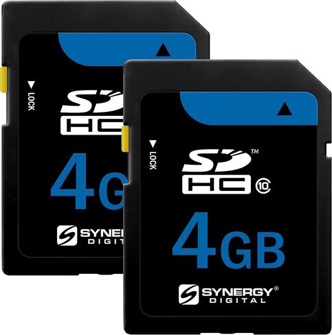 Synergy Digital 4GB, SDHC Camera Memory Card, Compatible with Canon Powershot SD1100 Digital Camera - Class 10, 20MB/s, 300 Series in Saudi Arabia