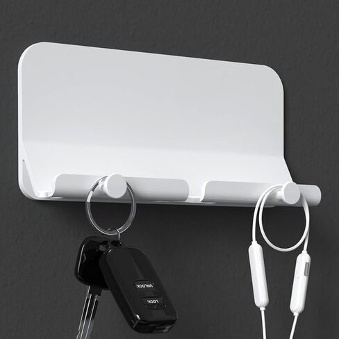 Wall Mobile Phone Holder Clear Wall Mount Adhesive Phone Holder,Multi-Function Cell Phone Charging Brackets Holders Compatible with Most Phones and Tablet in Kuwait