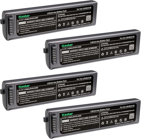 Kastar Battery 1-Pack Replacement for Canon 2446B003, K30274, LB-60, QK1-2505-DB01-05 Battery, Canon LK-62, Canon PIXMA i260, PIXMA i320, Canon PIXMA iP100, PIXMA iP100 min, PIXMA iP110 Printer in Saudi Arabia