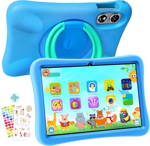 OUKITEL OT6 Kids Tablet - 10 Inch Android 13 Tablet for Kids with Case EVA Shockproof, 16GB+64GB 8000mAh Toddler Tablet with Stylus,WiFi6,Google Kids Space,Widevine L1,Parental Control,BT5.0,Face ID in Saudi Arabia