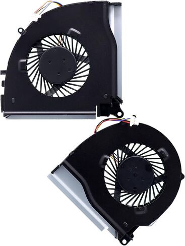 Deal4GO GPU مروحة تبريد RJX6N 0RJX6N DFS201105000T FGLQ استبدال الجانب الأيسر لديل انسبايرون 15 7559 7557 5577 5576 P57F in Saudi Arabia