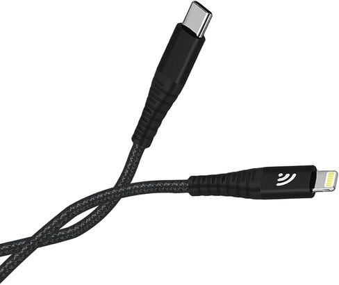 Standard USB C to Lightning Cable, 1M (3.3 FT) USB iPhone Charger Cable for Data Transfer, Compatible with The Latest Models of iPhone and iPad, Durable PVC USB C Cable in Saudi Arabia