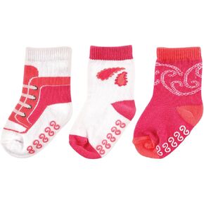 Yoga Sprout Boy Lizard Collection Socks 3-Pack