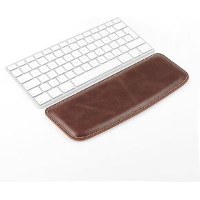 Londo Genuine Leather Keyboard Pad - Premium Ergonomic Support for Comfortable Typing at Work and Home (Black, Large)