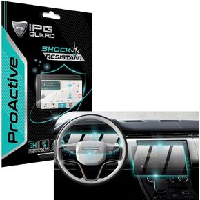 IPG ProActive for Land Rover 2023-2024 Range Rover, Rover Sport SE, Autobiography, First Edition, SV 13.1 Inch Navigation+ Dashboard (2 Pieces) Display Screen Protector Smooth Glass Touch Ultra Responsive High Clarity Anti Scratch Nano Technology