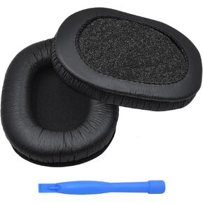 Ear Pads Replacement for Sony MDR-7506 / MDR-V6 / MDR-V7 / MDR-CD900ST Headphone by MMOBIEL - Memory Foam and Protein PU Ear Pad Cushions - Earpads Replacement – Black