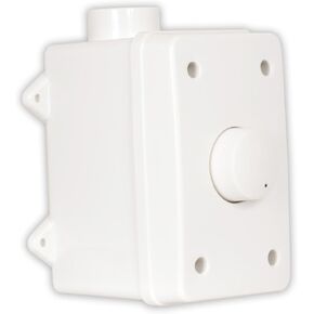 Theater Solutions OVCDW Outdoor Speaker Volume Control White Weatherproof Dial Switch