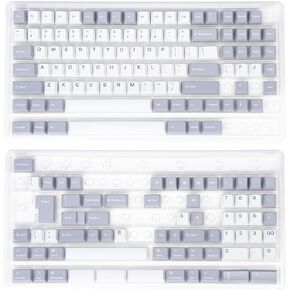 مجموعة أغطية مفاتيح ميكانيكية مخصصة لوضع Anthracite - مزيج Doubleshot PBT/ABS، ملف تعريف Cherry، لـ 60%، 65%، 75%، TKL، 1800 تخطيط، وما إلى ذلك، متوافق مع نظام التشغيل macOS in Kuwait