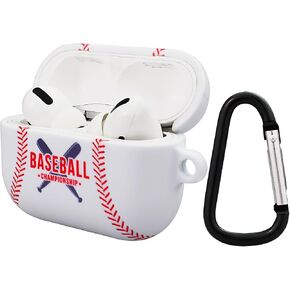 Airpods Case Cover,Durable Full Protection Soccer Design Airpods 1&2 Case Cover,with Keychain Front LED Visible in Saudi Arabia