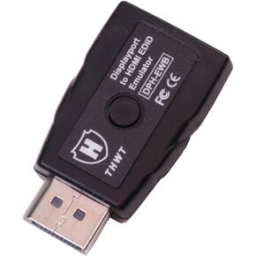 Displayport 1.2 to HDMI 2.0 EDID Emulator (Model: DPH-EWB), Support EDID Copy and Emulation, PreSET EDID is 1080p