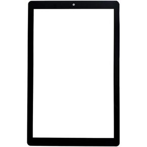 Front Touch Screen Panel Glass Lens Cover (without LCD Display) Digitizer Replacement Compatible with Vankyo MatrixPad S21 10.1 inch (Black)