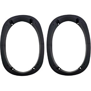 6 X 9 inch Universal Plastic Car Speaker Gasket Ring Adapter Universal Plastic Vehicle Speaker Spacer Ring Adapter 2pcs