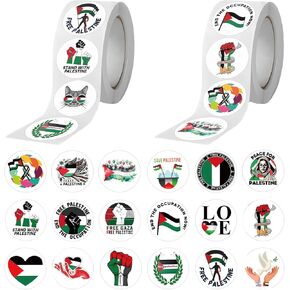 ملصقات فلسطين المجانية 1000 قطعة من ملصقات فلسطين في 16 تصميمًا ملصقات مقاومة للماء من الفينيل فلسطين مجانًا ملصقات علم فلسطين لزجاجات المياه وألواح التزلج وأجهزة الكمبيوتر المحمول in Kuwait