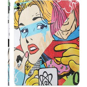 Glossy Glitter Skin Compatible with Apple iPad Pro 13 (M4) 2024 - Cartoon Mania - Premium 3M Vinyl Protective Decal Cover - Easy to Apply | Crafted in The USA by MightySkins