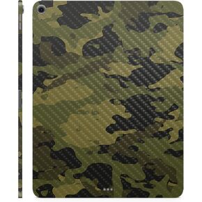 Carbon Fiber Skin Compatible with Apple iPad Air 11 (M2) 2024 - Green Camouflage - Premium 3M Vinyl Protective Decal Cover - Easy to Apply | Crafted in The USA by MightySkins