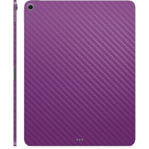 Carbon Fiber Skin Compatible with Apple iPad Air 11 (M2) 2024 - Solid Purple - Premium 3M Vinyl Protective Wrap Decal Cover - Easy to Apply | Crafted in The USA by MightySkins