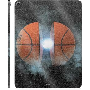 Carbon Fiber Tablet Skin Compatible with Apple iPad Air 11 (M2) 2024 - Basketball Orb - Premium 3M Vinyl Protective Wrap Decal Cover - Easy to Apply | Crafted in The USA by MightySkins