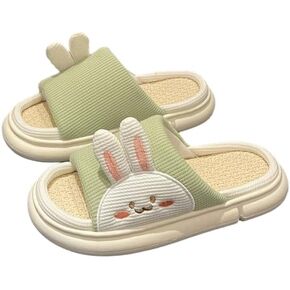 Cute Bunny Slippers Kawaii Bear Slipper for Women Men Indoor Animal House Slippers