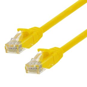 NavePoint Patch Cable, CAT6, UTP, 24AWG/7 * 0.18 MM, 10 Ft, 10 Pack, Yellow