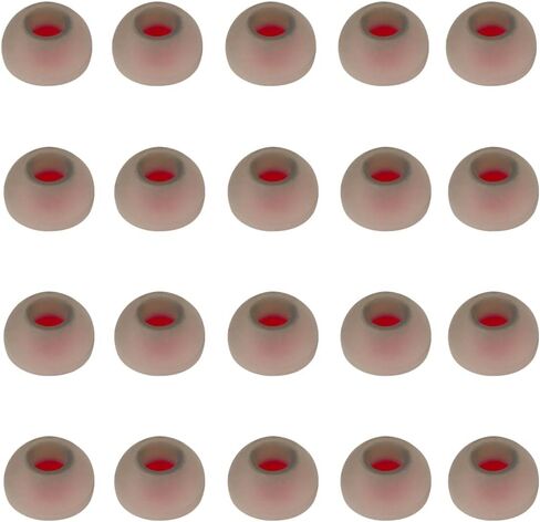 Earbud Replacement Tips Silicone Earbud Tips for in- Ear Headphones Ear Tips Earbud Cap Ear Bud Rubber Tips, Black Large 10 Pairs in Saudi Arabia
