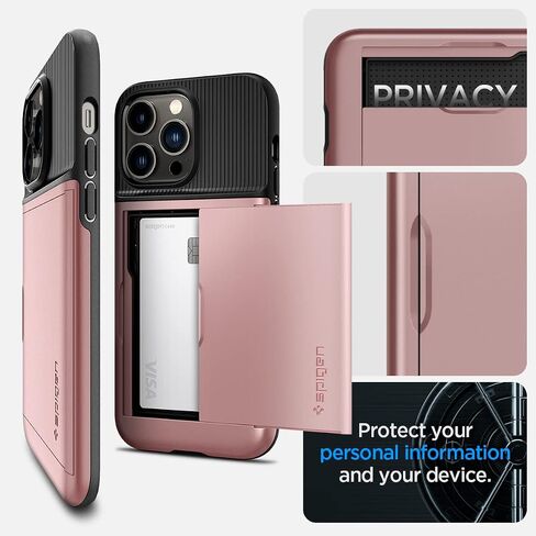 Spigen Slim Armor CS Designed for iPhone 14 Pro Max Case (2022) [Military-Grade Protection] - Black in Saudi Arabia