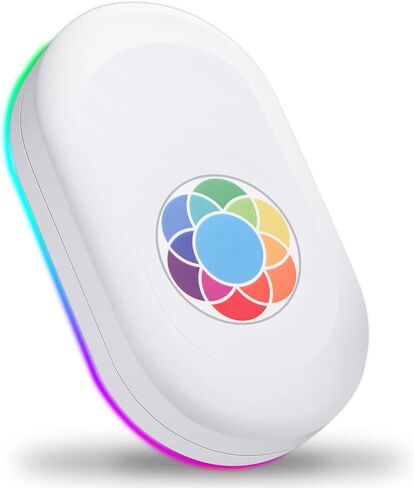 Undetectable Mouse Mover with RGB Light, Newest Mechanical Mouse Jiggler Shaker Wiggler with Switchable Drive Free USB Port, Automatic Random Move Pad Keep Computer Awake in Saudi Arabia