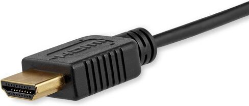 StarTech.com 3 ft Slim High Speed HDMI Cable with Ethernet - HDMI to HDMI Mini M/M (HDMIACMM3S),Black, 1 Count (Pack of 1) in Saudi Arabia